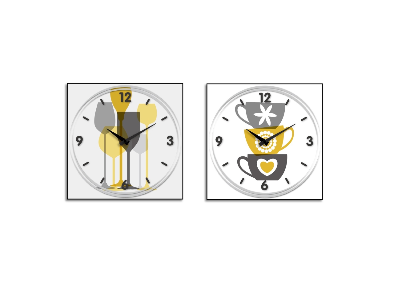 OROLOGIO DA PARETE 30X30CM DESIGN ASS. 11985