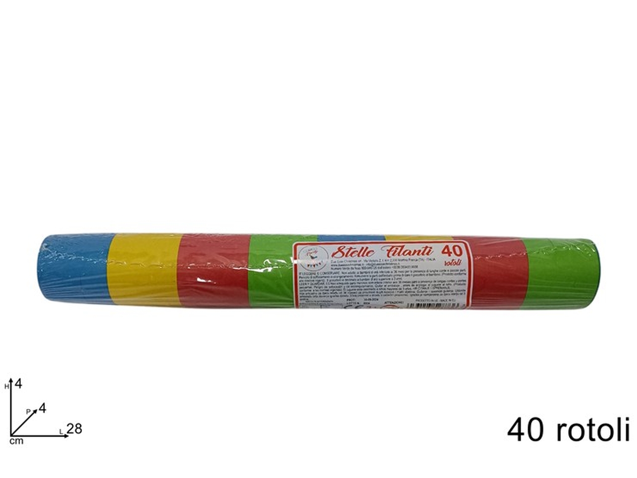 STELLE FILANTI 40ROTOLI ASS. XCA15000071