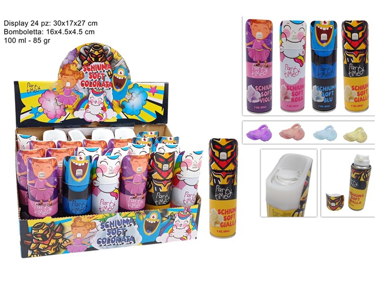 BOMBOLETTA SCHIUMA SCHERZOSA4ASS 100ML XCA24000721