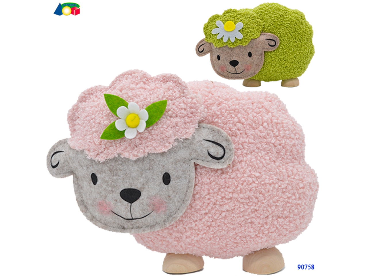 PECORELLA GRANDE IN STOFFA MORBIDA IMBOTTITA 90758