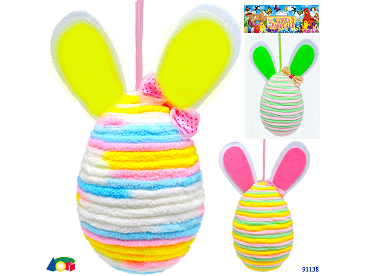 UOVO C/ORECCHIE IN TESSUTO MORBIDO 91138