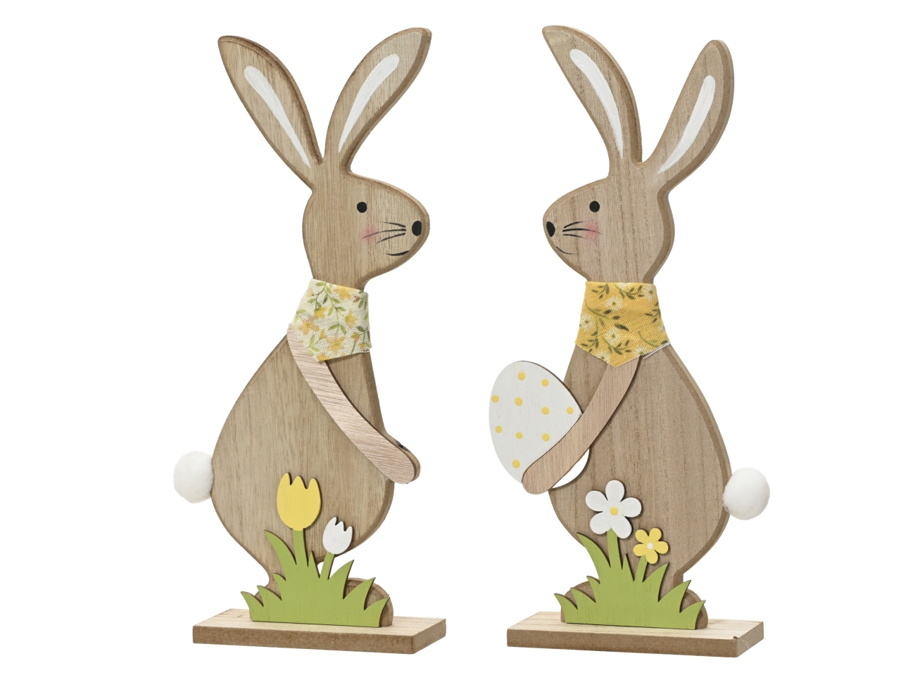 CONIGLIO IN LEGNO 2 ASS. 5x14xH.30.5CM 871066