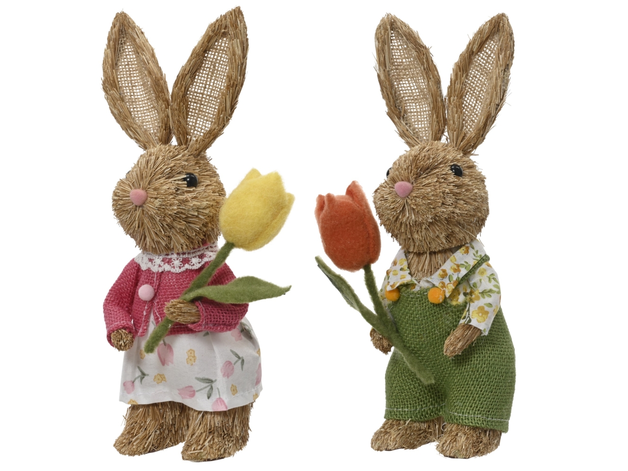 CONIGLIO C/TULIPANO 2 ASS. 12x10xH.27CM 872451 CONIGLIO C/TULIPANO 2 ASS. 12x10xH.27CM 872451