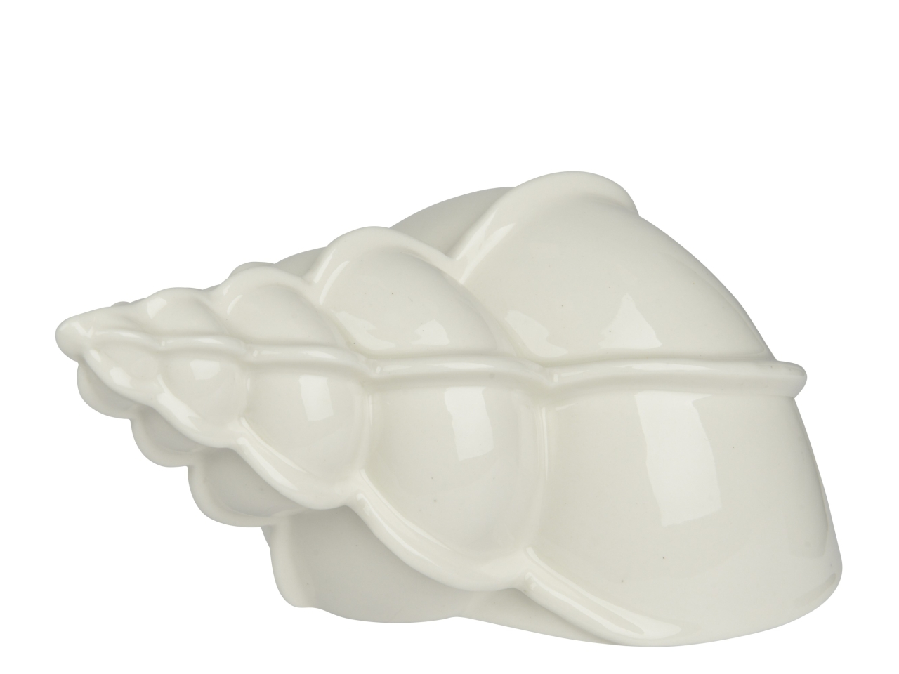 CONCHIGLIA PORCELLANA BIANCA 17×9.9xH.8.2CM 871289