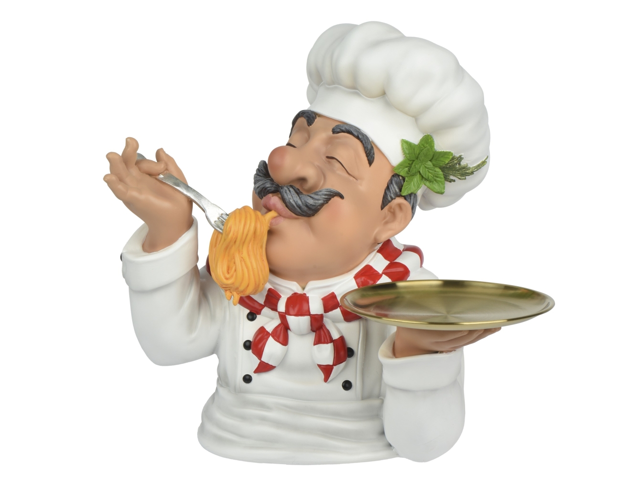 CHEF IN RESINA 34x30xH.37CM 874487