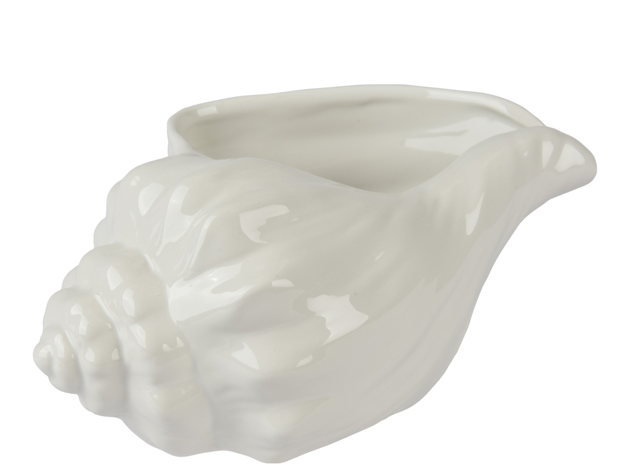 CONCHIGLIA IN DOLOMITE BIANCA 17x28xH.14CM 829952