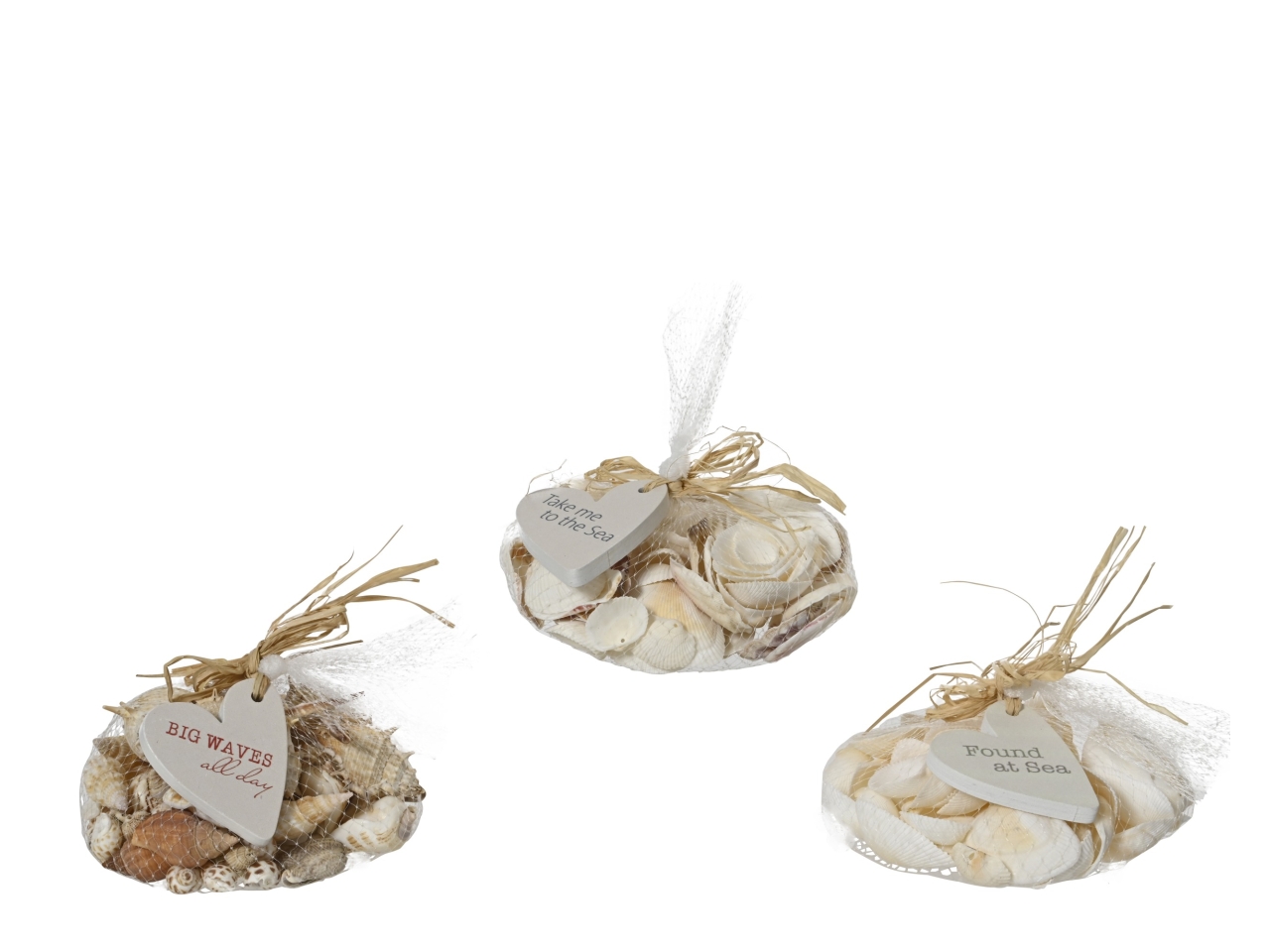 SACCHETTO CONCHIGLIE 3ASS. 14x14xH.6CM 872049