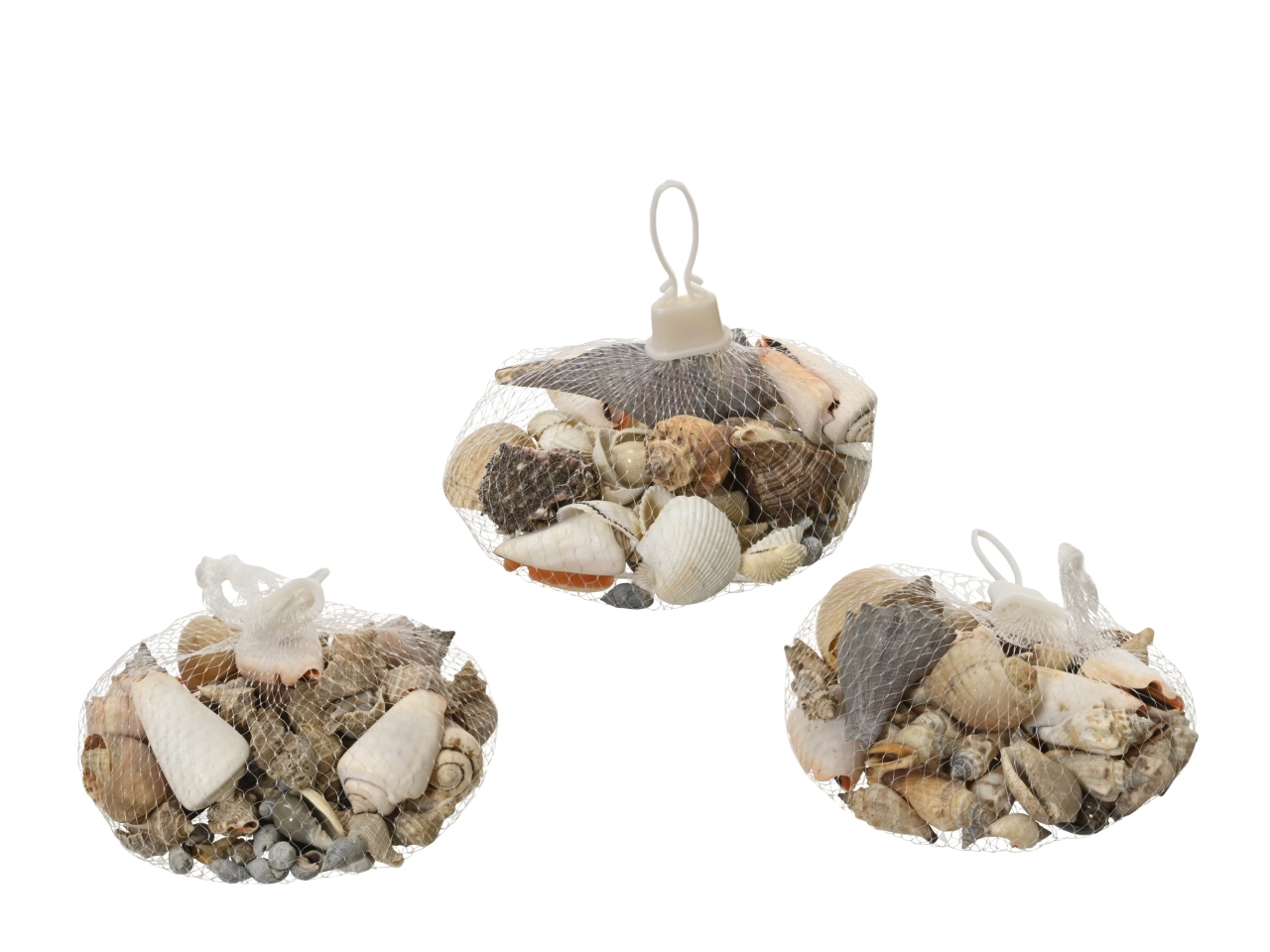 SACCHETTO CONCHIGLIE 3 ASS. 14x14xH.8CM 872268