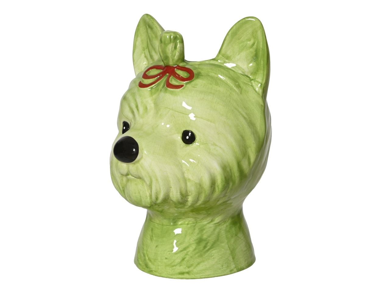 VASO CANE VERDE 14.5×15.2xH.21.5CM 874495 VASO CANE VERDE 14.5×15.2xH.21.5CM 874495