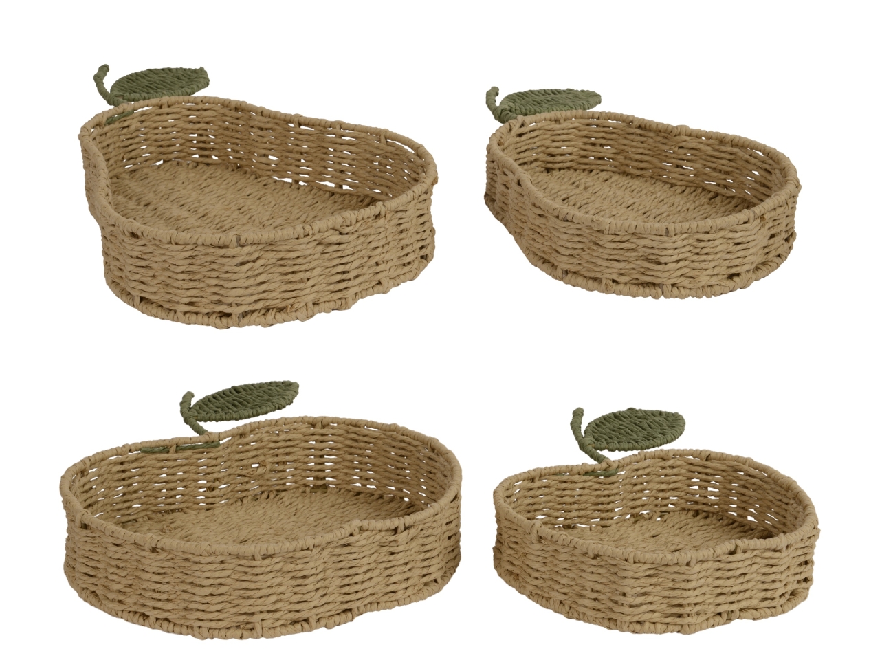 SET 2 VASSOI CORDA FRUTTA 2ASS. 29x24xH.7CM 891447