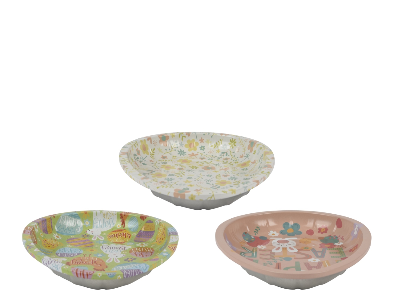 PIATTO UOVO 3 ASS. 2.8x18xH.26CM 833084