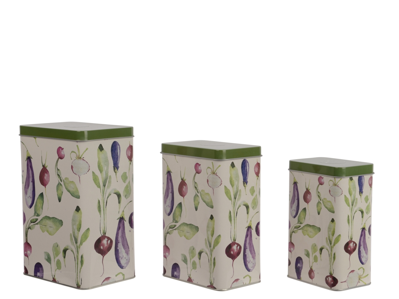 SET 3BARATTOLI MET. VERDI 8.6×12.1xH.18.5CM 873677