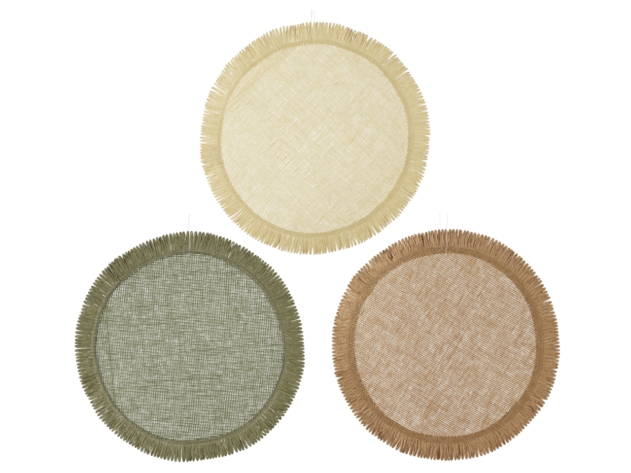 TOVAGLIETTA CORDA 3 ASS. D.38xH.0.3CM 860397 TOVAGLIETTA CORDA 3 ASS. D.38xH.0.3CM 860397