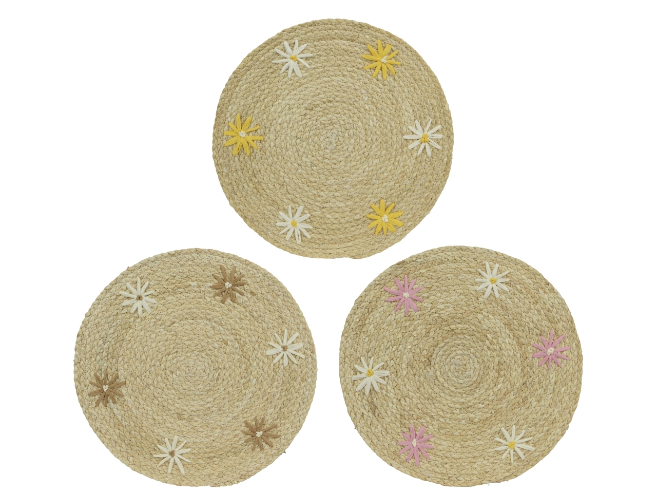 TOVAGLIETTA CORDA 3 ASS. D.38xH.0.35CM 891440 TOVAGLIETTA CORDA 3 ASS. D.38xH.0.35CM 891440