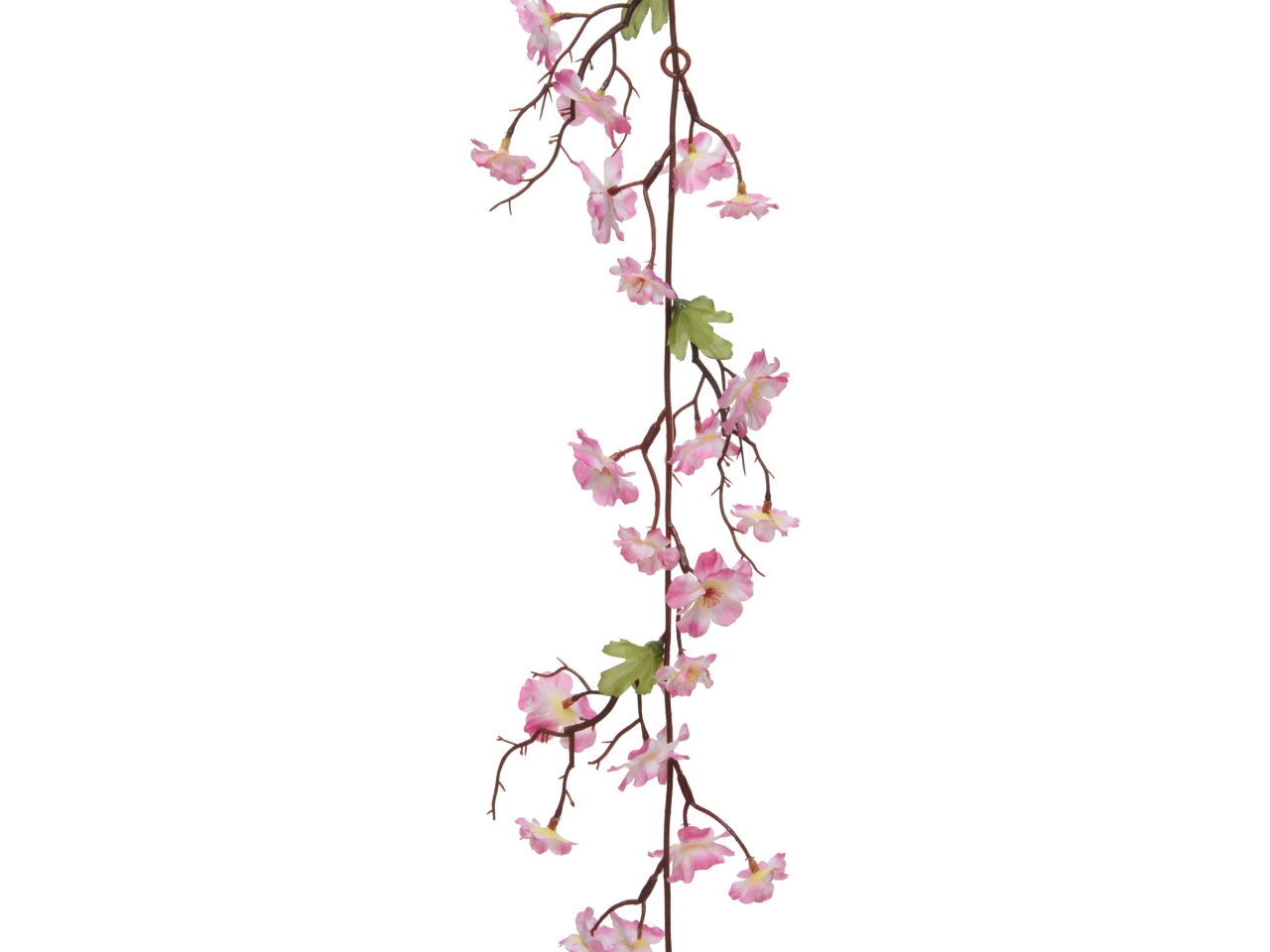 GHIRLANDA BOCCIOLO PESCO ROSA 15x8xH.187CM 804082