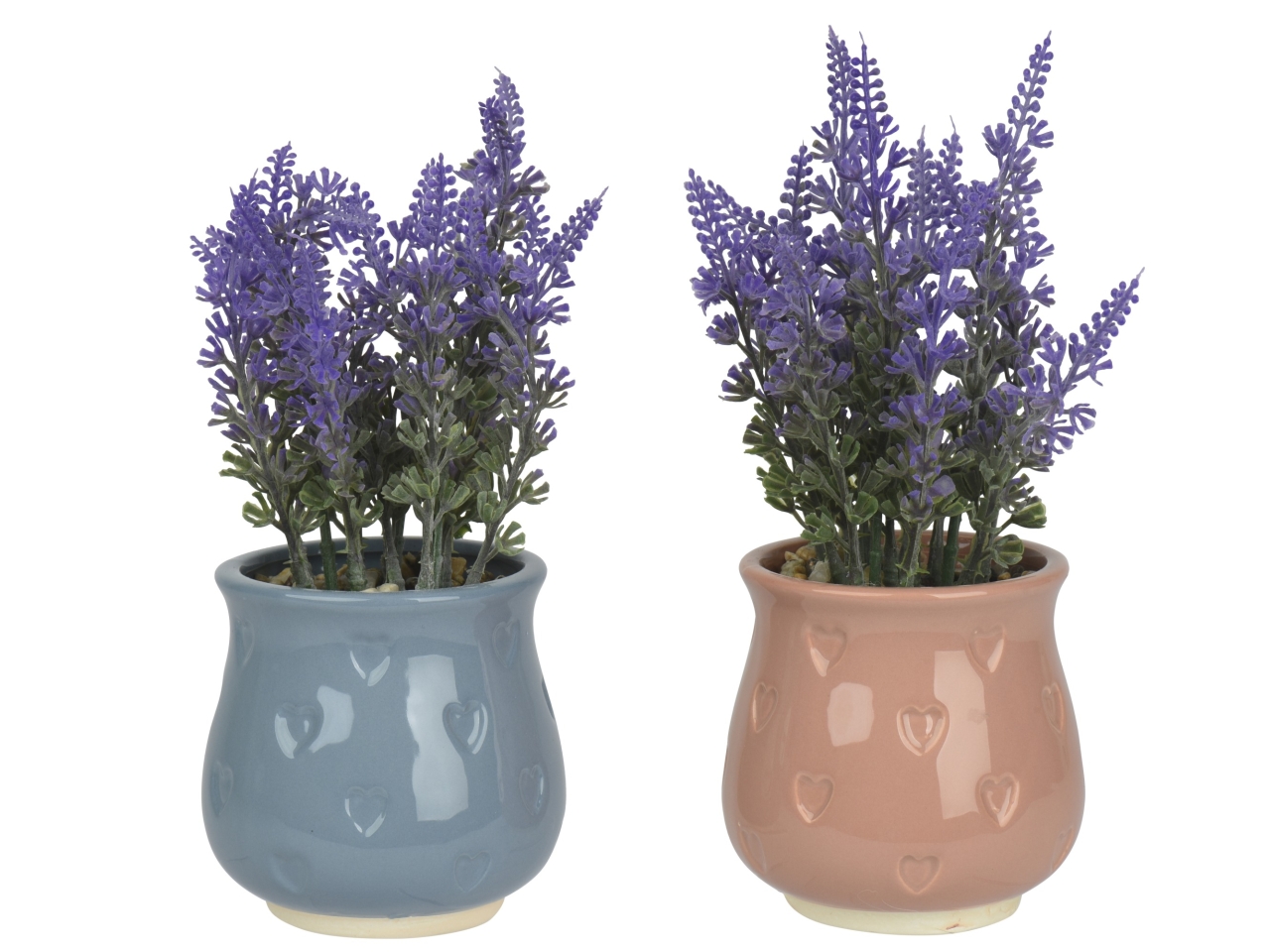 VASO C/LAVANDA 2 ASS. 8x8xH.20CM 835638