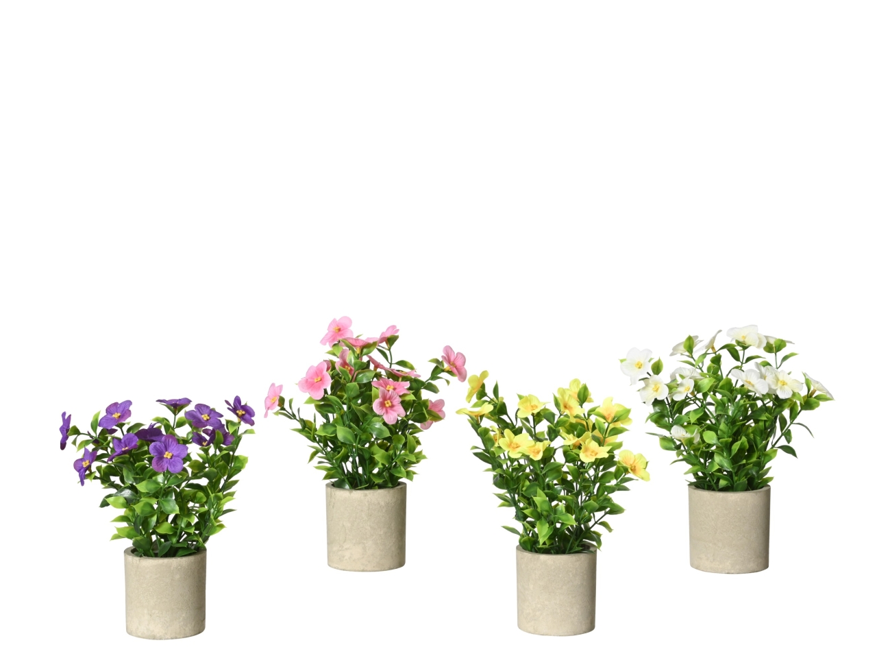 VASO OLEANDRO 4 ASS. D.8xH.22CM 873579