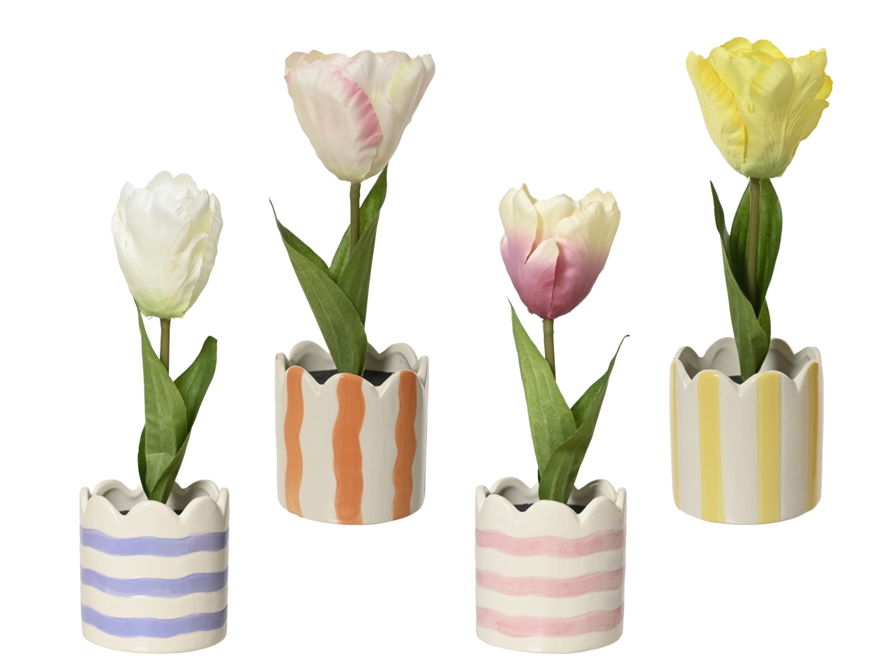 VASO C/TULIPANI 4 ASS. D.7xH.21CM 899767 VASO C/TULIPANI 4 ASS. D.7xH.21CM 899767