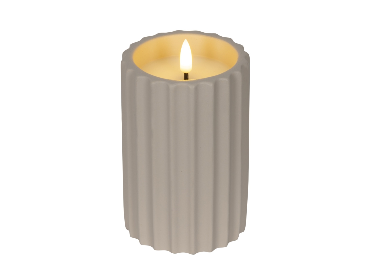 CANDELA LED BIANCA D.8.5xH.14CM 890581