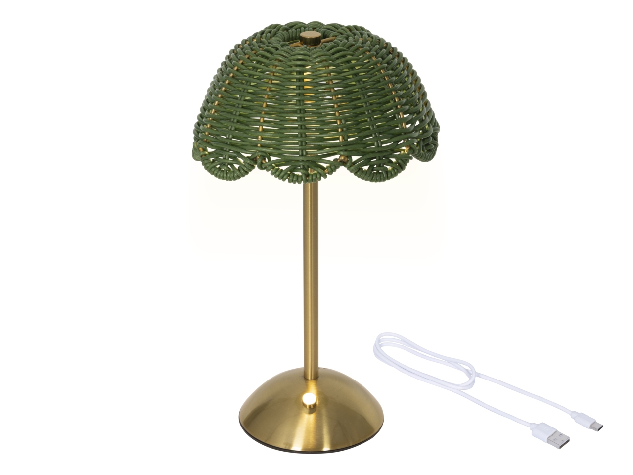 LAMPADA DA TAVOLO C/LED VERDE D.17.5xH.30CM 892314