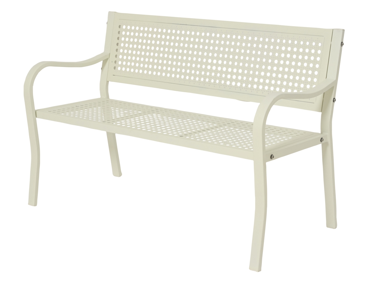 PANCHINA ALLUMINIO BIANCA 123×57.5xH.79CM 843760