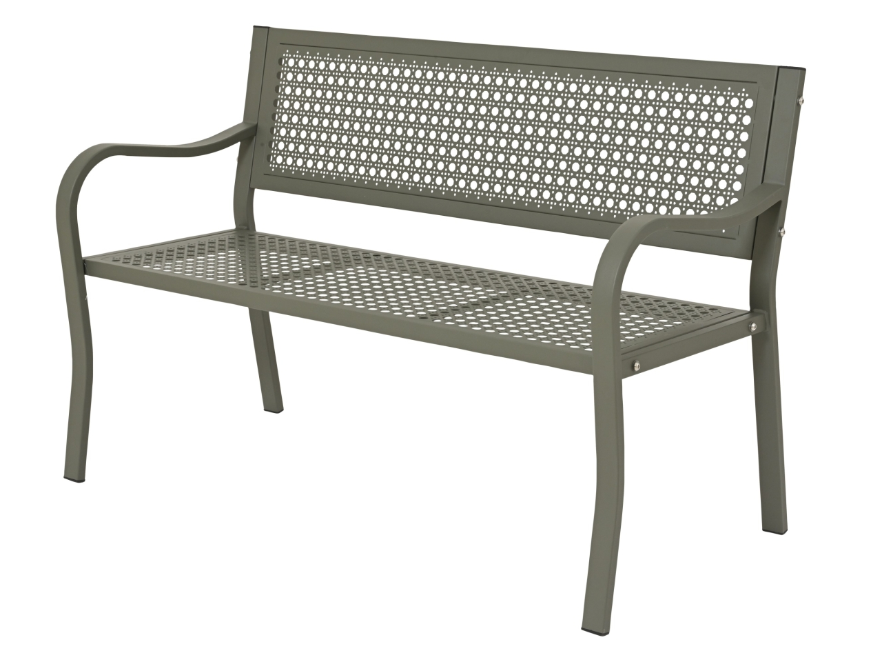 PANCHINA ALLUMINIO VERDE 123×57.5xH.79CM 843763