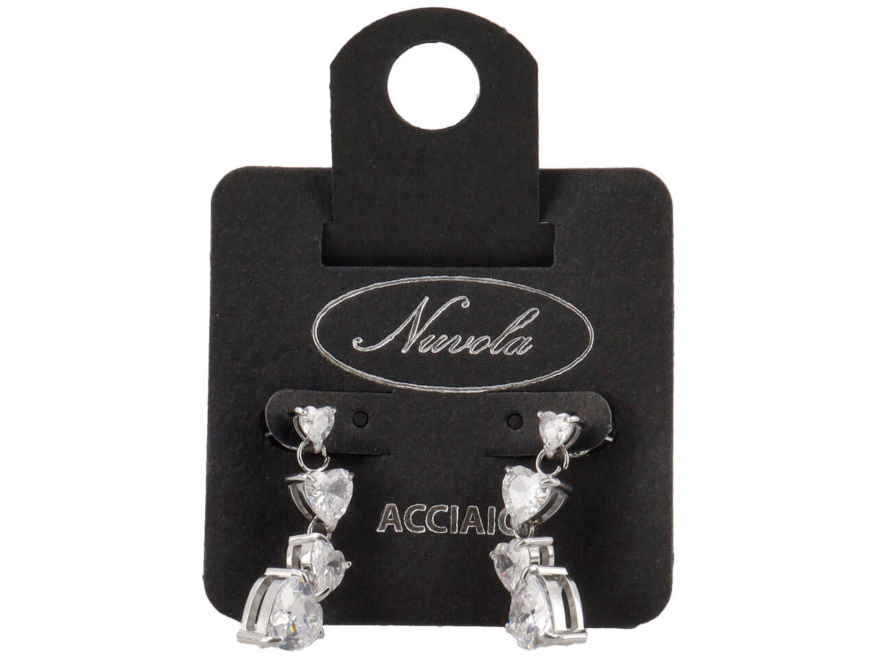 ORECCHINI 4 CUORI PENDENTI