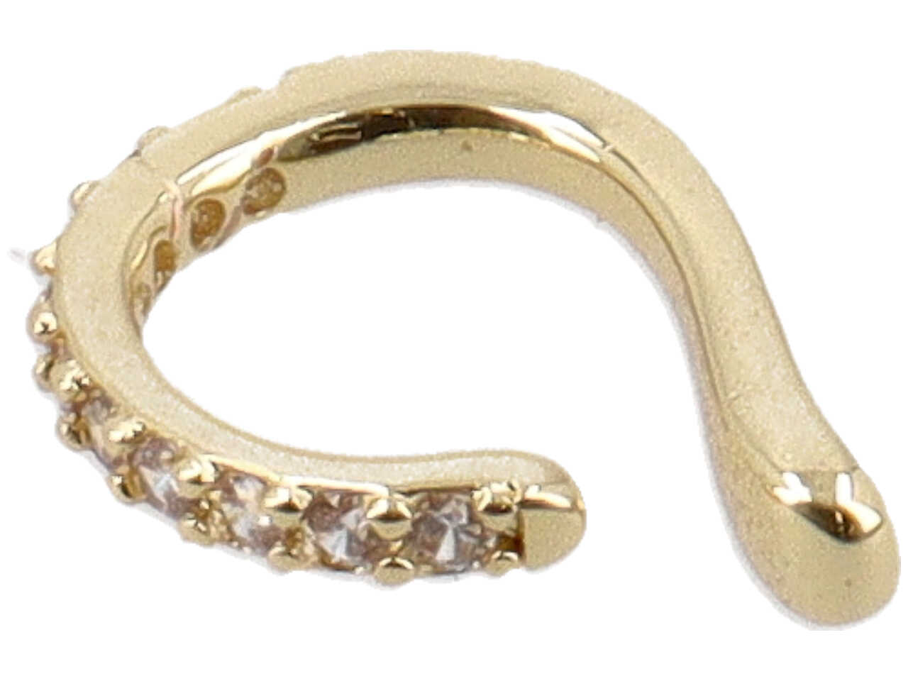 EAR CUFF ORECCHINO 1 FILO ZIRCONI ORO