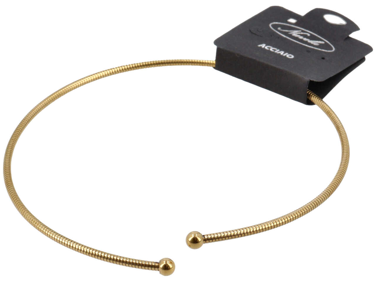 COLLARINO SNAKE CON SFERE FINALI ORO COLLARINO SNAKE CON SFERE FINALI ORO