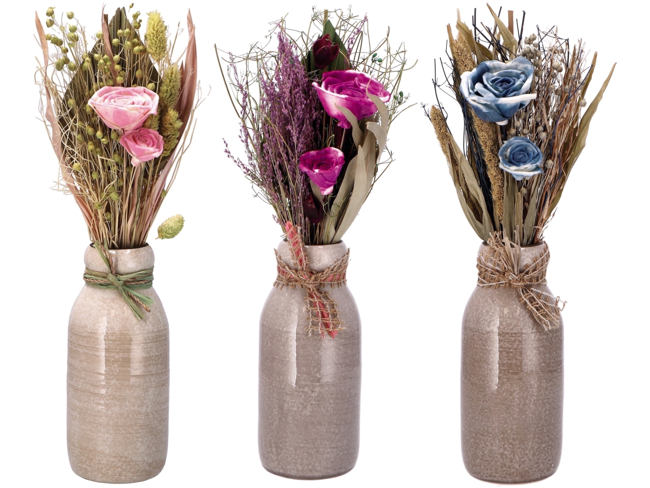 FIORI C/VASO CERAMICA D.10XH.40CM ASS. 109641 FIORI C/VASO CERAMICA D.10XH.40CM ASS. 109641