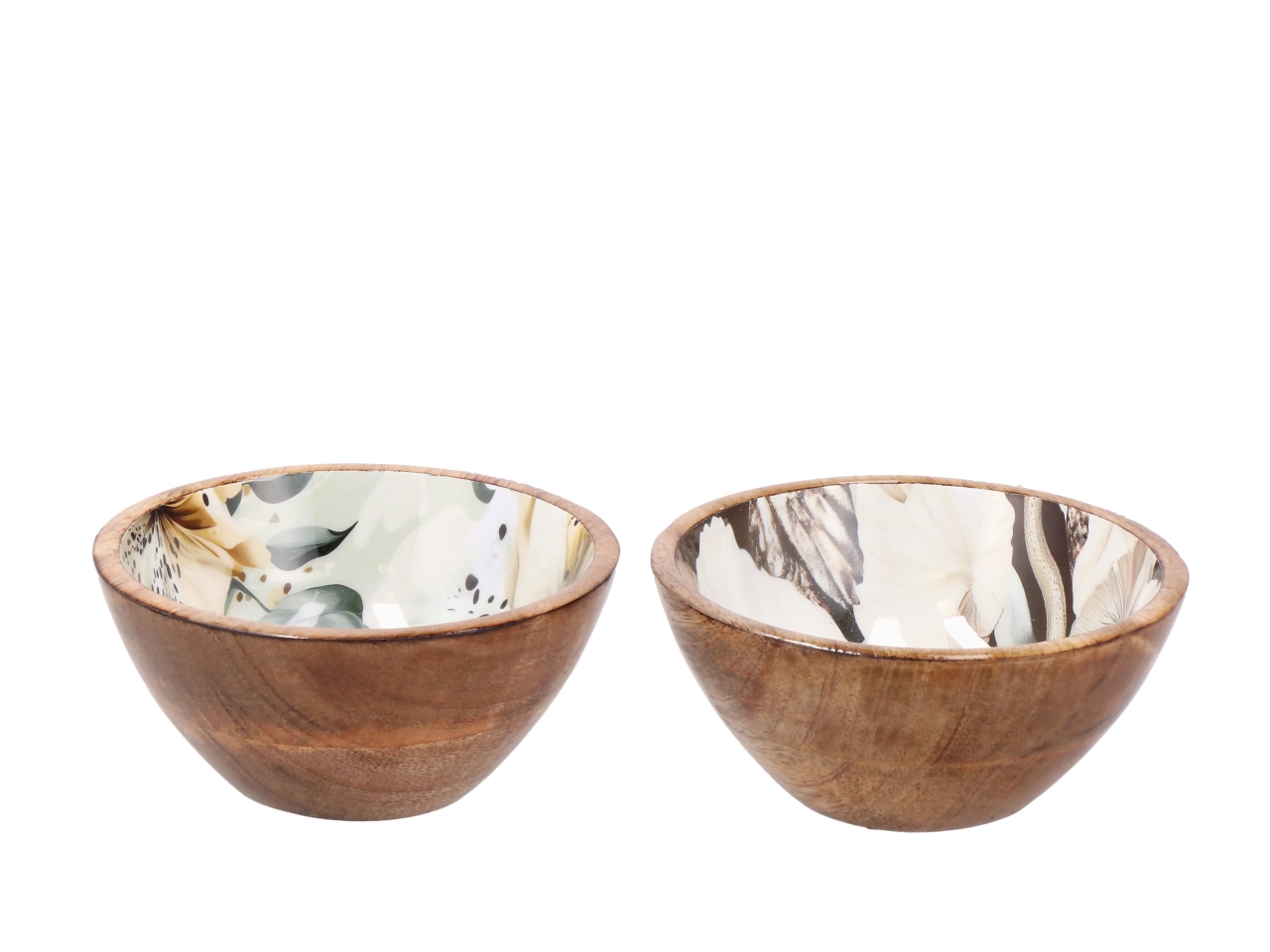 ABEL CIOTOLA D.13XH.6CM LEGNO C/FIORI 2ASS. 117676