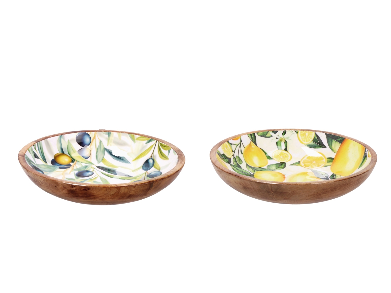 YARI CIOTOLA D.30XH.7CM IN LEGNO DECORI ASS.117692