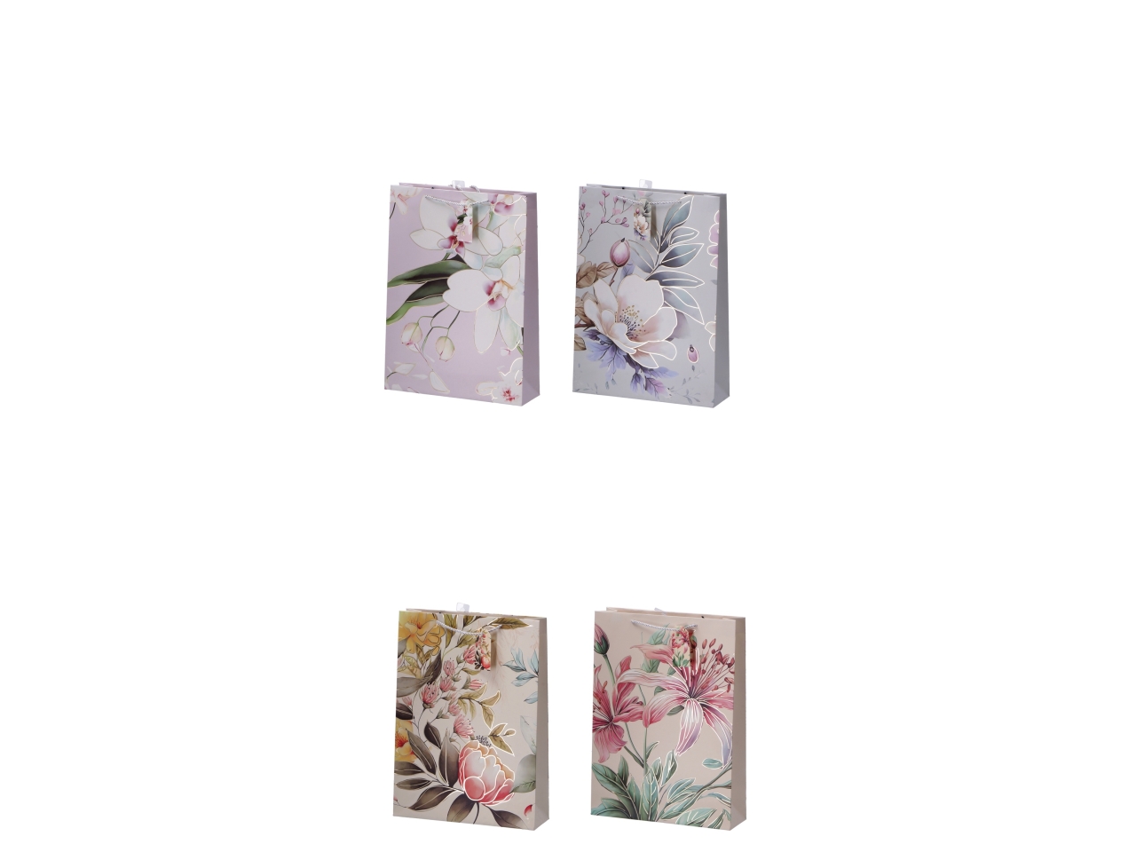 SHOPPER FIORATA 33X10XH46CM 4ASS. 118003