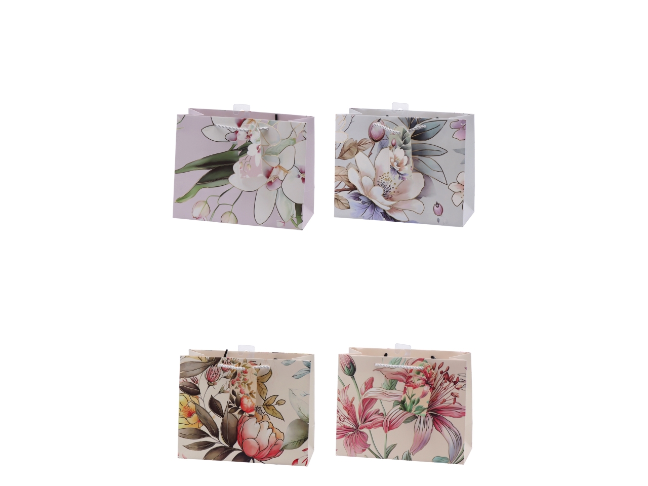 SHOPPER FIORATA 23X10XH18CM 4ASS. 118006