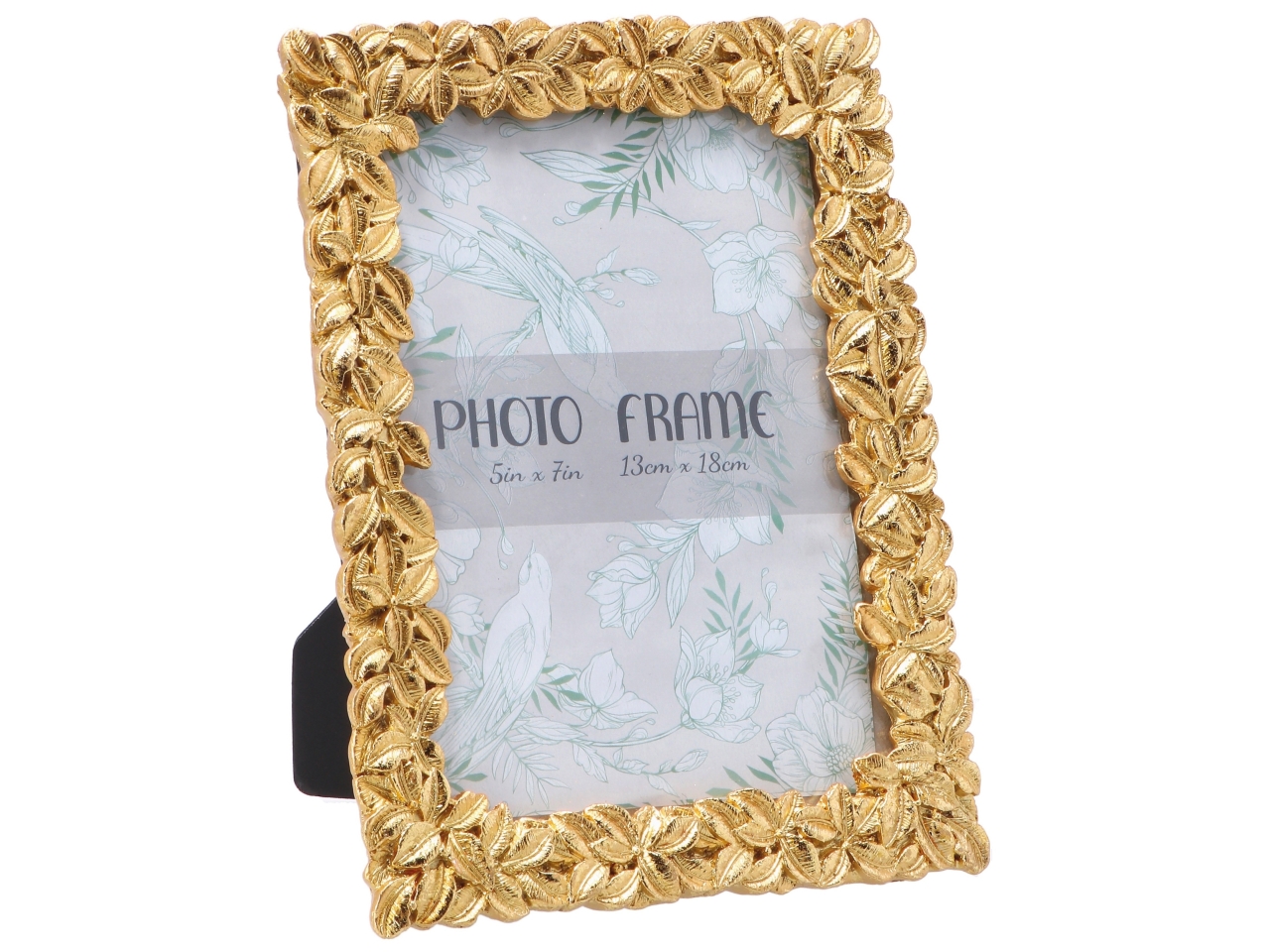 PORTAFOTO IN RESINA 13X18CM ORO 118351