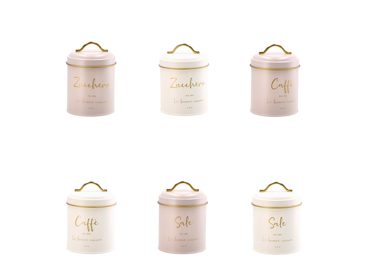 BARATTOLO LATTA C/COPERCHIO 11XH16CM ASS.119371