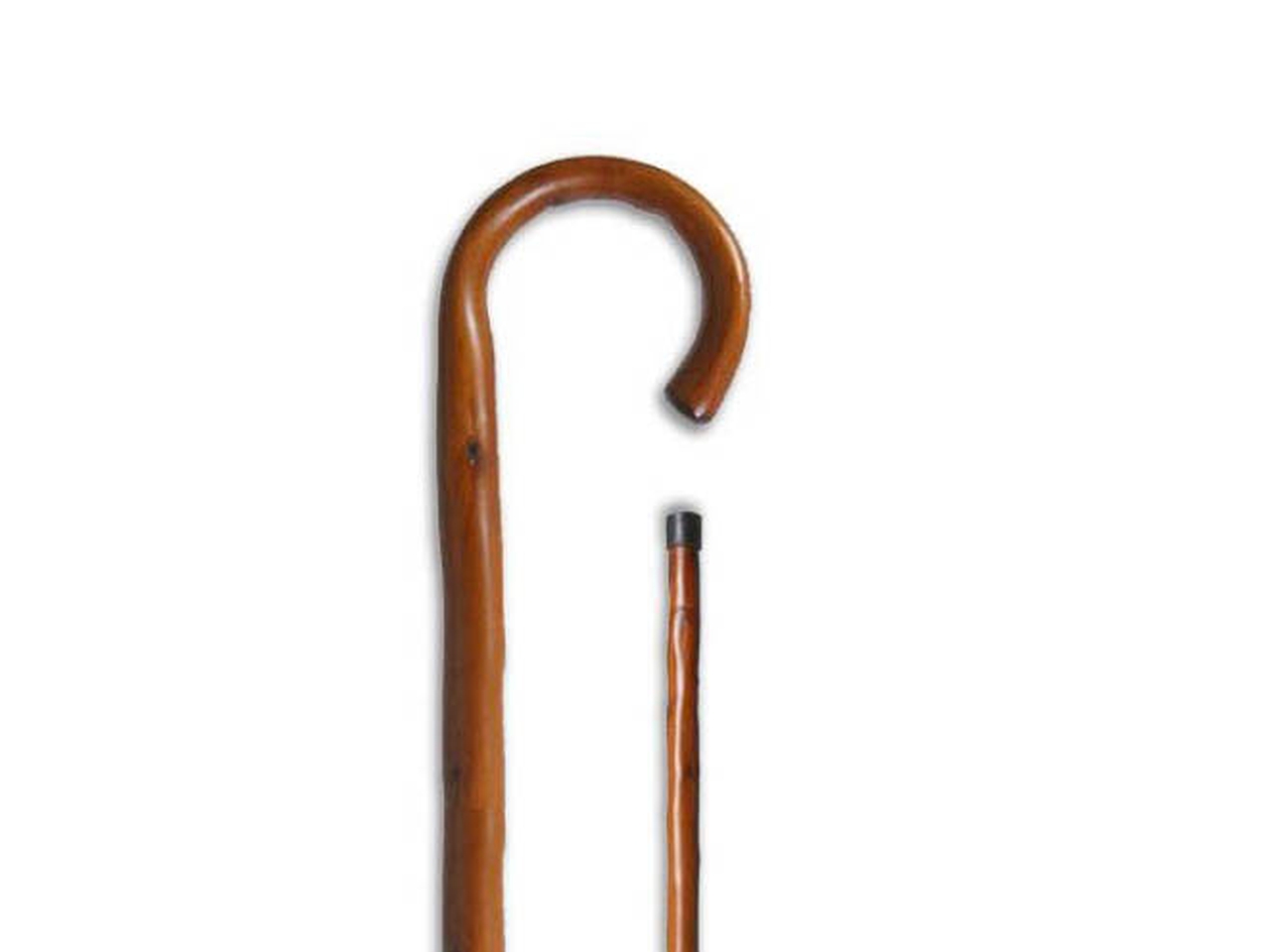 BASTONE UOMO MARRONE PUNTALE GOMMA 4480077