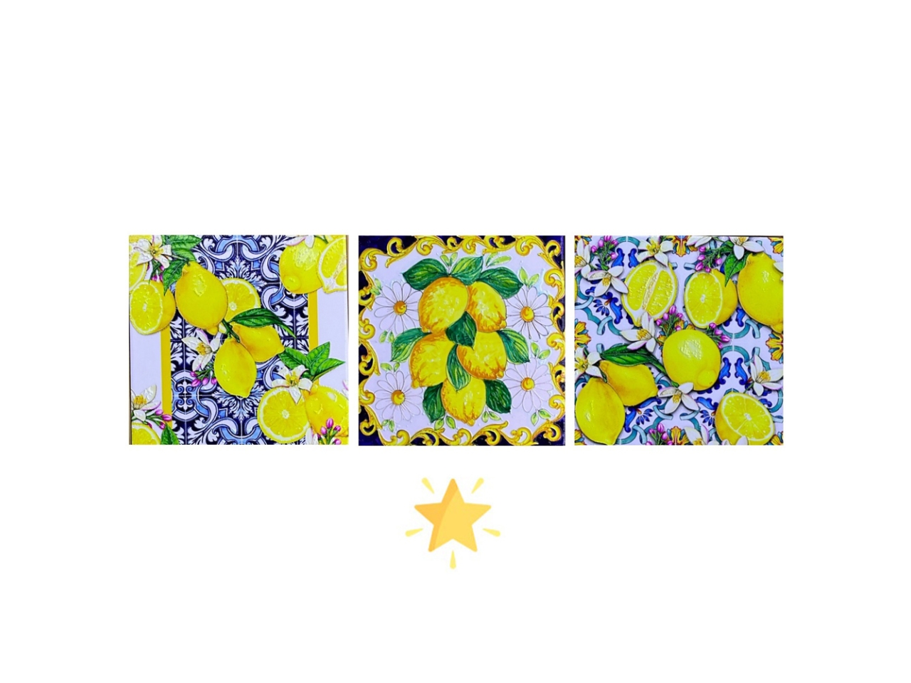 MAGNETE CERAM. MATTONELLA MAIOLICA 3 ASS. 5590963