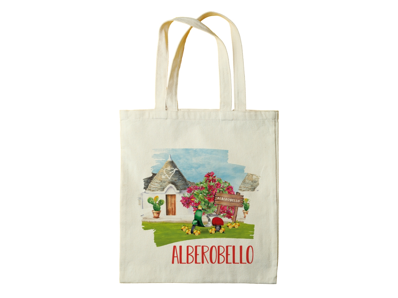 BORSA IN COTONE MOTO ALBEROBELLO 6340799 BORSA IN COTONE MOTO ALBEROBELLO 6340799