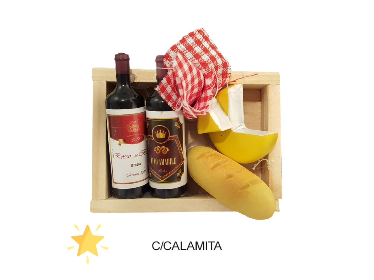 MAGNETE CESTINO PANE-VINO 7380385