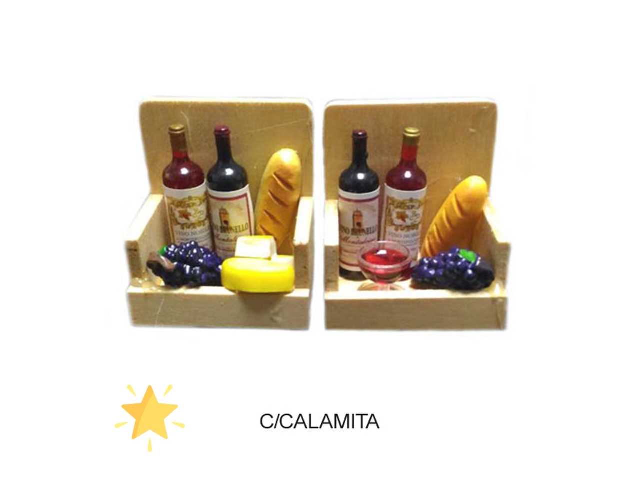 MAGNETE CASSA VINI-FORMAGGIO RESINA 2 ASS. 7380403