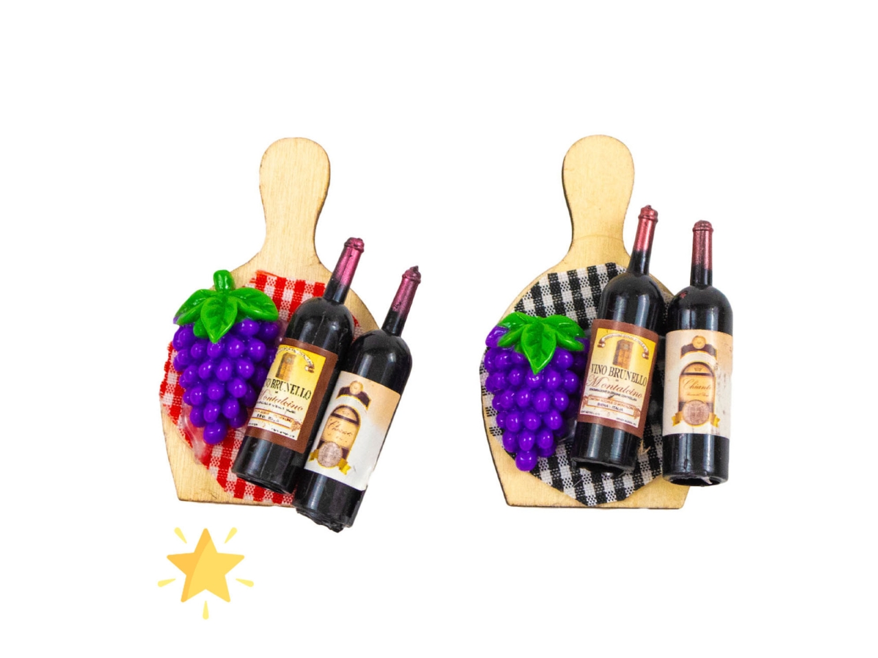 MAGNETE TAGLIERE VINI TOSCANA IN 2 ASS. 7380432