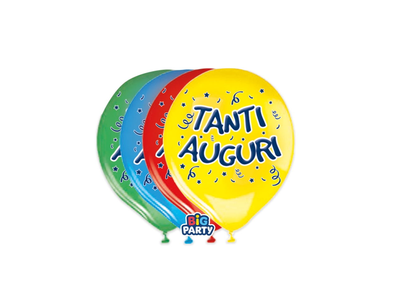 PALLONCINI 30CM TANTI AUGURI 8PZ ASS. 71151