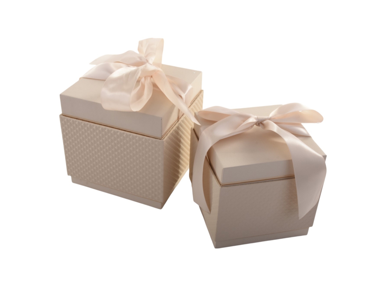 SCATOLA 2PZ 14,3X14,3/12,4X12,4CM CREMA DS49968 02