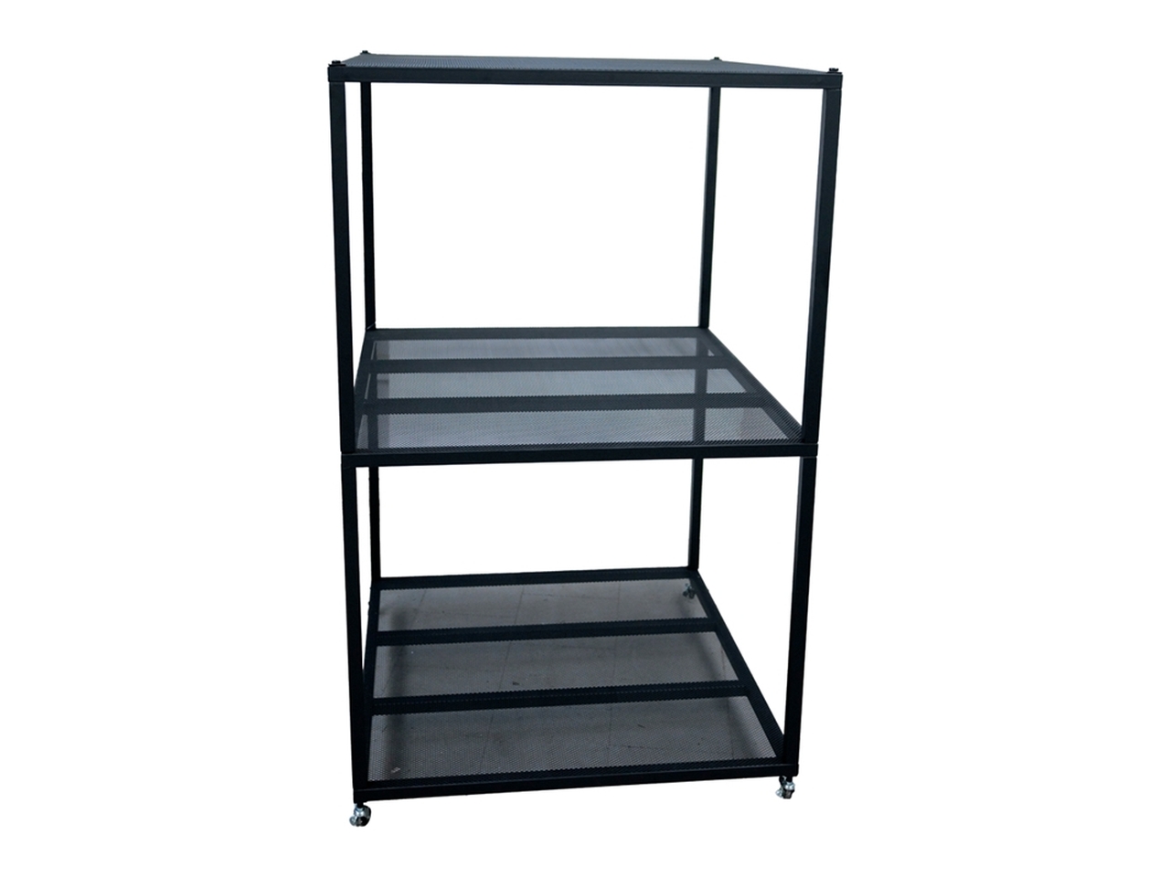 SCAFFALE METALLO C/RUOTE 100X100X157CM NERO 142892 SCAFFALE METALLO C/RUOTE 100X100X157CM NERO 142892