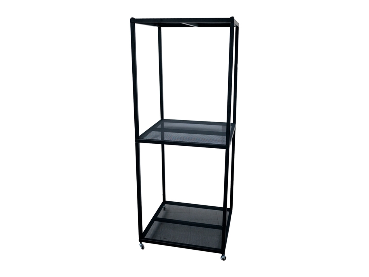 SCAFFALE METALLO C/RUOTE 80X80X197CM NERO 142894 SCAFFALE METALLO C/RUOTE 80X80X197CM NERO 142894