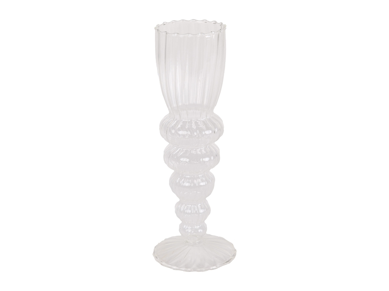 PORTAFIORI VETRO D.9X27CM TRASPARENTE143036