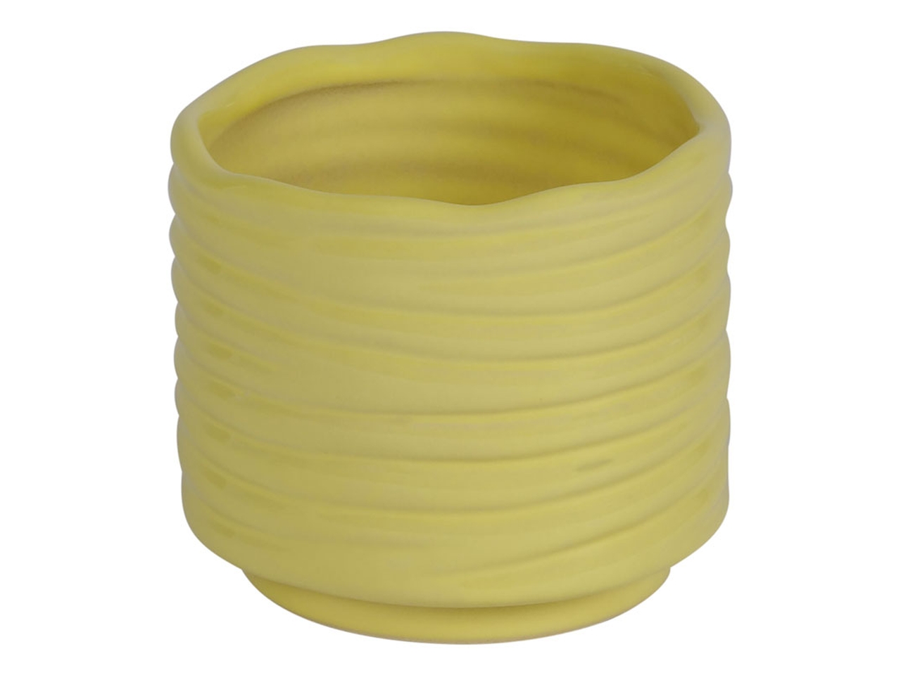 VASO CERAMICA D.9X8CM GIALLO 143240