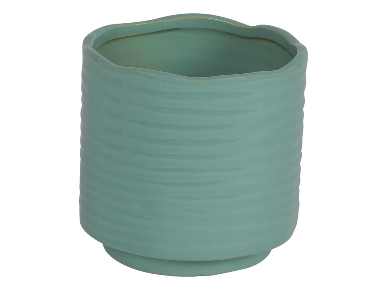 VASO CERAMICA D.11X11CM VERDE 143241