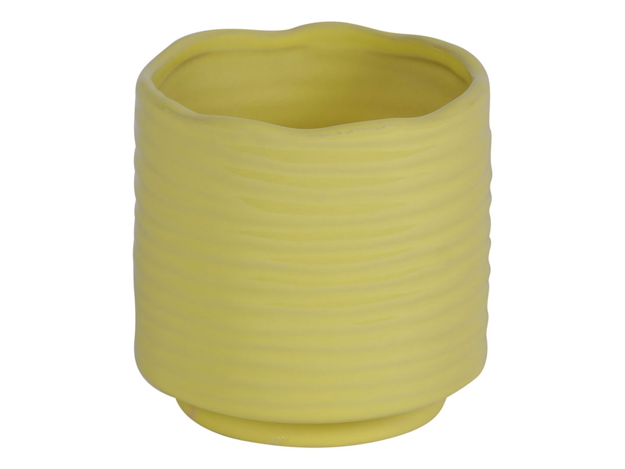 VASO CERAMICA D.11X11CM GIALLO143243